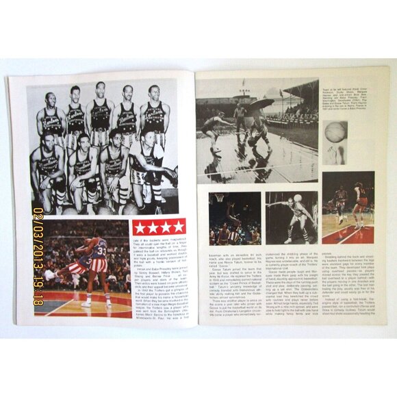 Vintage Magazine - Harlem Globetrotters'76 50th Anniversary Issue - RARE Sports - Picture 4 of 8